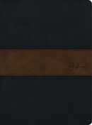 Biblia de Estudio Spurgeon RVR60 i/piel negro/marrón