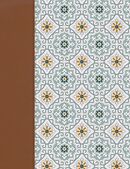 Biblia de Apuntes NVI azulejos color salvia símil piel Letra Grande