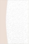Biblia RVR60 Recuerdo de Boda Filigrana blanca con rosa palo simil piel