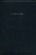 KJV Large Print Thinline Reference Bible Genuine Leather black (inglés)