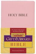 KJV Gift & Award Bible, Imitation leather, Pink (inglés)