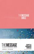 Bible The Message Gifts and Awards softcover coral
