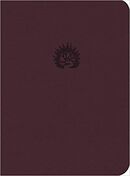 Biblia de Estudio de la Reforma LBLA i/piel ciruela con estuche