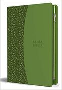Biblia RVR60 letra grande i/piel verde con cremallera