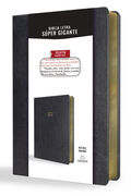 Biblia RVR 1909 letra super gigante i/piel negro