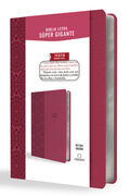 Biblia RVR 1909 letra super gigante i/piel fucsia