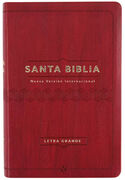 Biblia NVI Tamaño Manual - Cuero Ecologico Vino