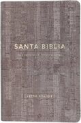 Biblia NVI Tamaño Manual - Cuero Ecologico Madera