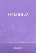 Biblia RVR2020 Tamaño Manual Letra Grande i/piel lila floral