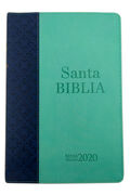 Biblia RVR2020 Ultrafina i/piel Azul/Turquesa