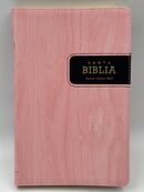 Biblia RVR60 ultrafina i/piel MADERA ROSA