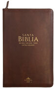 Biblia RVR60 Tamaño Manual Letra Grande i/piel CAFÉ con cierre (PLUS)