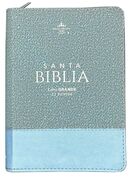 Biblia RVR60 portátil Letra Grande 11 puntos con cierre/indice Azul/azul (COMBI JEAN)