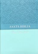 Biblia RVR60 Bolsillo i/piel Bitono Floral Turquesa con cierre/índice