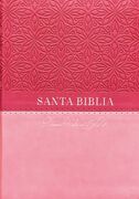 Biblia RVR60 Bolsillo i/piel Bitono Floral Rosa con cierre/índice