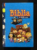 Biblia Mi gran viaje RVR60 tamaño Bolsillo Tapa dura Azul Balones