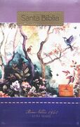 Biblia RVR60 tamaño manual Letra Grande Lila/Fantasía/Morado con cierre/índice