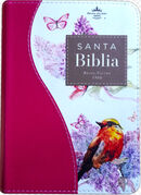 Biblia RVR60 bolsillo i/piel Renovación Rosa