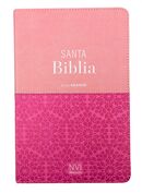 Biblia NVI Peninsular Tamaño manual letra grande rosa/rosa