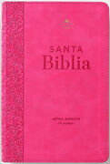 Biblia RVR60 Tamaño manual letra GIgante i/piel Fucsia